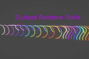 Stylized Rainbow Trails | VFX Particles | Unity Asset Store