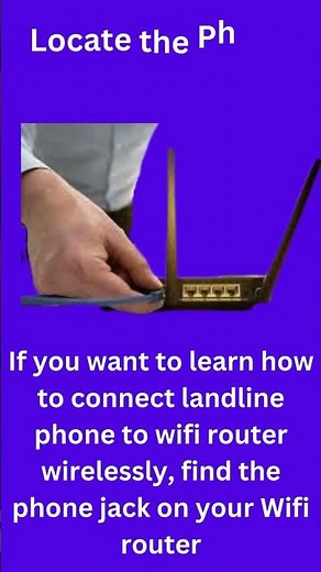 How to Connect Landline Phone to Wifi Router