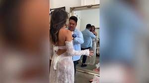 I wore a see-through wedding dress — for the sake of my future daughter