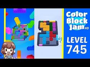 Color Block Jam Level 745 Solution Walkthrough