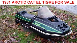 1981 Arctic Cat El Tigre 6000 Vintage Snowmobile For Sale In Derby Vermont Contact Matt @ 802-323-2750 FREE VINTAGE SNOWMOBILE VIDEOS: http://bit.ly/2Ky79o8 IF YOU ARE ENJOYING OUR VIDEOS, PLEASE LEAVE A DONATION IN THE VIRTUAL TIP JAR: http://bit.ly/2BREY0N VINTAGE SNOWMOBILE BOOK REVIEWS: http://bit.ly/2CYFED7 To view snowmobiles for sale, click here: http://ebay.to/2i71gms View Vintage Snowmobiles for sale: http://ebay.to/2i2KhkQ Post snowmobiles for sale and more for FREE! http://bit.ly/1T2Y