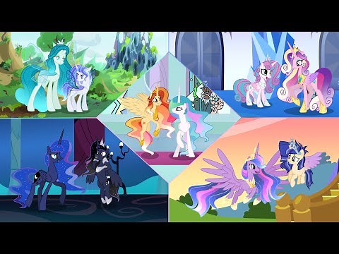 MLP[Next Gen](Speedpaint) The old and new royals[Base Edit]