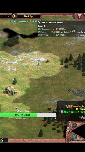 AOE2DE Shorts | How to Save 1HP Boar Lure Villager 🐗💡 Smart Micro Trick!