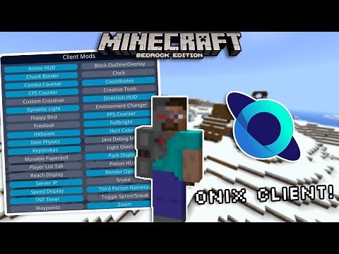 How to Install Onix Client Tutorial for Minecraft Bedrock Edition 1.19 (2023)