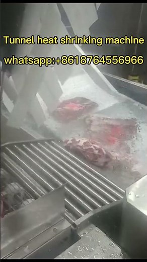 Heat Shrink Tunnel Wrapper Food Meat Shrink Wrapping Machine