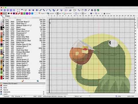 Settings to create a PDF file suitable for Pattern Keeper application.