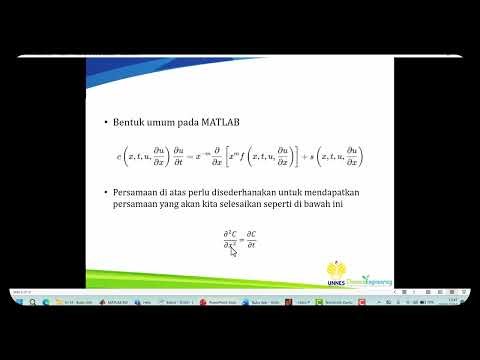 MATLAB - Partial Differential Equation