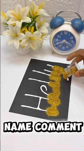 Cutest name writting #diy #diyart#artandcraft #nameart #artshorts #funny #youtube #shorts #fyp