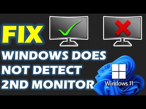 Solution: Windows Does Not Detect Second Display or Monitor