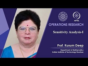 Sensitivity Analysis-I