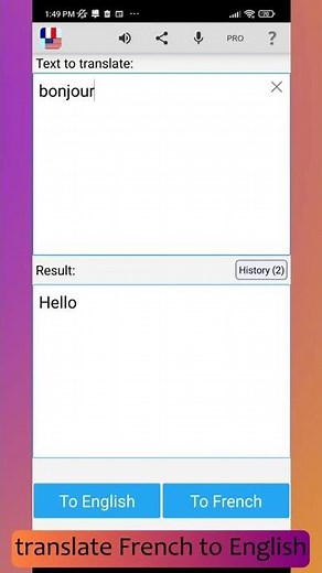 French English Translator