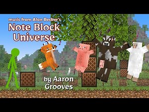 "Scene 1: Woodland" 🦊🐖🐄🐑 Music by Aaron Grooves - Note Block Universe