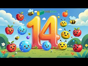 Introduction to Number “14” “Fourteen” Count and Learn with Number 14 | Darsi Idara Nursery Math