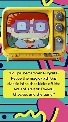 "Rugrats Intro: #90scartoons #rugrats #classictvshows #90snostalgia