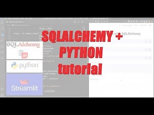 SQLalchemy + Python Tutorial (using Streamlit)