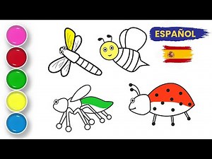 "Aprende a Dibujar y Pintar Tus Insectos Favoritos"| How to Draw Insects?