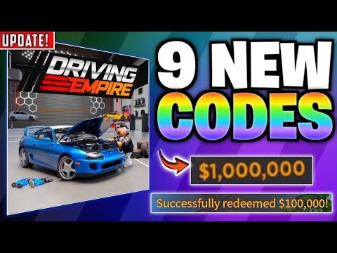 🚨5 CARS UPDATE🚨! NEW DRIVING EMPIRE CODES DECEMBER 2025 💸 FREE CASH FAST!