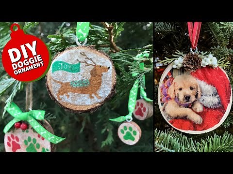 How To Make Mod Podge Wood Disc Ornaments