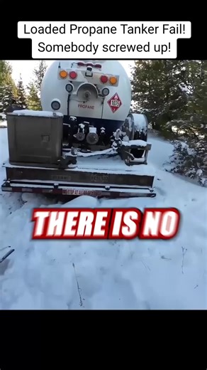 Loaded Propane Tanker Fail! Somebody screwed up! #towtruck | Tow Truck