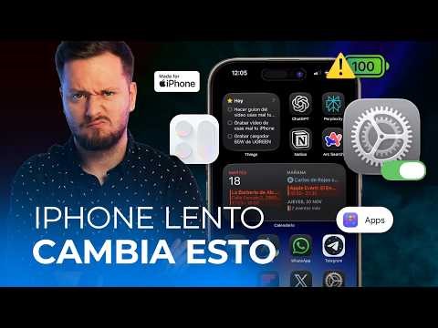 Haz ESTO si tu iPhone va lento: Los 10 errores que debes corregir AHORA