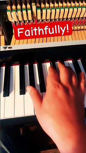 Faithfully - Journey #pianonotes