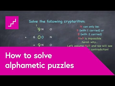 Math puzzles: how to solve alphametic puzzles