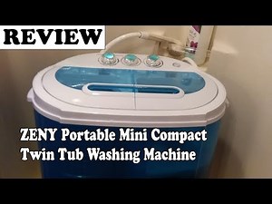 ZENY Portable Mini Compact Twin Tub Washing Machine - Review 2019