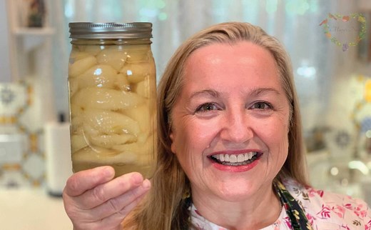 How to Can Pears - NO SUGAR Recipe