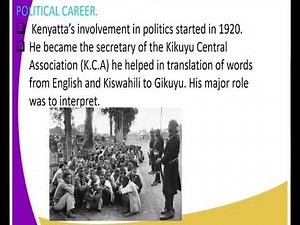 history form 3, jomo kenyatta political career, lesson 2