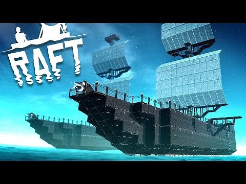 Creating a Massive Pirate Ship Raft! - Raft Gameplay