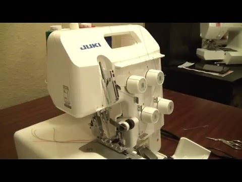 How to thread the Juki MO644D Serger