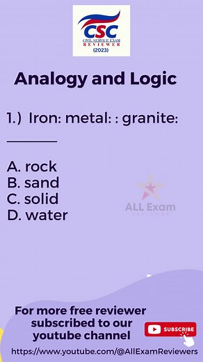 CSC Reviewer 2023: Analogy and Logic Questions Explained