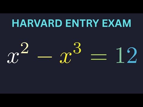 A Clever Trick to Solve x² - x³ + 12 = 0 Without Guessing!