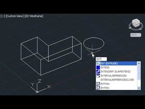Understanding AutoCAD Extrude Command
