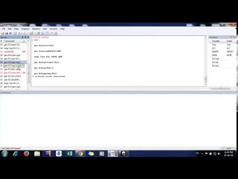 Transformations of variables in Stata