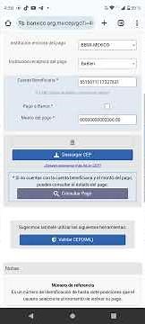 Cómo obtener un comprobante de Banxico de una transferencia en tu app BBVA Bancomer