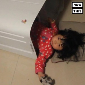 This two-year-old got stuck in a washing machine | NowThis