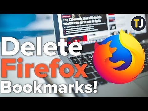 How to Delete Your Bookmarks on Firefox!