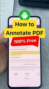 Best Way to Annotate PDFs on Android for Free #freeapp