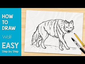 How to Draw a Wolf in 5 MINUTES (Easy, Step by Step)