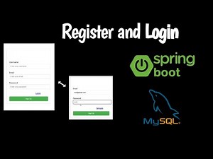 Spring Boot Login & Register Project 🚀 | MySQL + VS Code + STS Tutorial