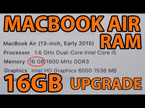 4GB to 16GB RAM Upgrade (MacBook Air 13-inch)