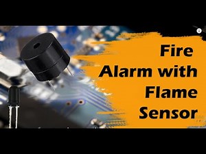 Fire alarm with Flame sensor and Buzzer | Arduino