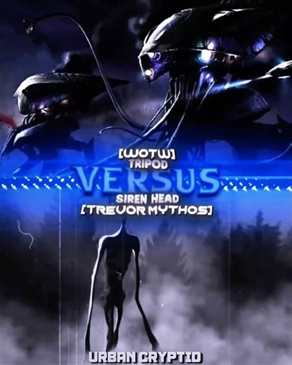 Siren head vs the tripod #edit #alien #tripod #fypシ゚viral #trending #battle #wis #1v1 #1v1edit #fyp