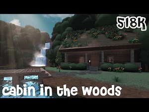 Cabin in the Woods Speed Build [ ROBLOX BLOXBURG ] + tour
