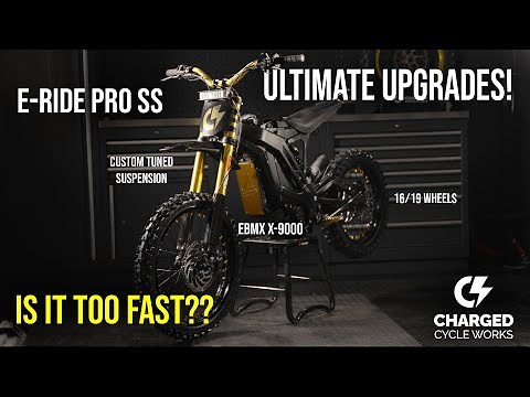 E-RIDE PRO SS ULTIMATE UPGRADES (+EBMX X-9000 Controller Install!)