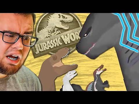 Reacting to GODZILLA But In JURASSIC WORLD/PARK!