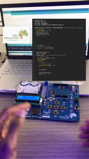 Clap detection with TME EDU ARD Rev2 an Arduino Based board https://youtu.be/hd8aW2Sk2SI?si=LdqXbpsAgYKCj1SS | Upload Ideas with Itamar