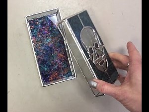 Constructing and Soldering a Stained Glass Lidded Box, for Beginners