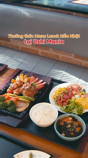 🍱 Set lunch chỉ từ 118k với đầy đủ món chính món phụ, nhóm 4 đặt bàn trước nhận ngay voucher 100k cực hấp dẫn. #UshiMania #JapaneseAgingBeefAndBar #bònướngđá | Ushi Mania - Japanese Aging Beef & Bar